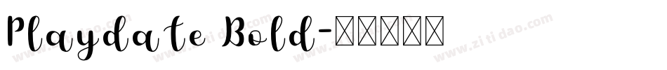 Playdate Bold字体转换